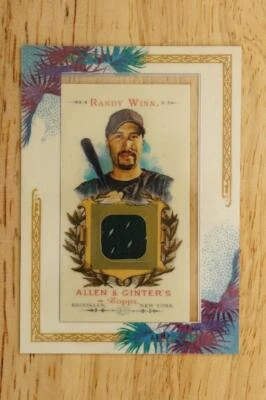 2007 Topps Allen & Ginter's Framed Mini Relics Randy Winn AGR-RW Baseball Card - Image 1 of 2