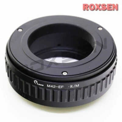 M42 screw mount lens to Canon RF mount macro helicoid adapter EOS R R5 R6 II R3 - Image 1 of 3
