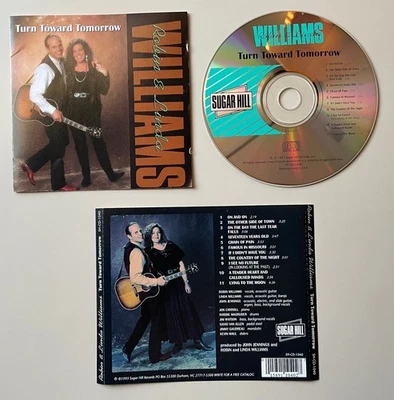 Robin & Linda Williams: "Turn Toward Tomorrow" CD—N0 JEWEL CASE—NO USPS TRACKING Foto 1 de 4