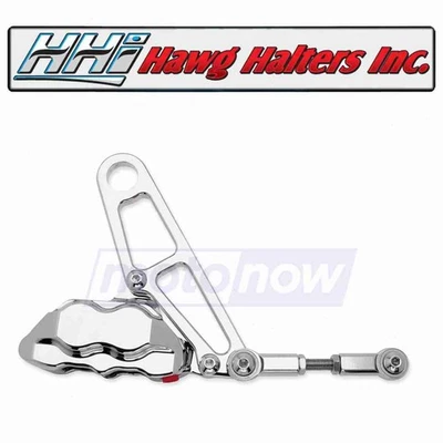Hawg Halters Rear 4 Piston Rear Brake Caliper Kit for 2011-2019 Harley tr Foto 1 de 4
