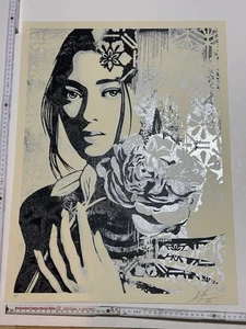 Obey  Incarnation Silber Print Shepard Fairey Urban Art Kunst Streetart Giant - Bild 1 von 2