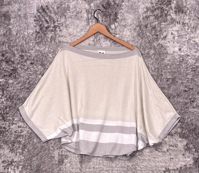 Suéter Planet Lauren G OS Talla Única Mujer Algodón Pima Modal Color Bloque Rayas Foto 1 de 4