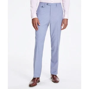 Pantalones de vestir Tayion by Montee Holland para hombre 32x30 azul claro maravilla pierna recta - Imagen 1 de 7