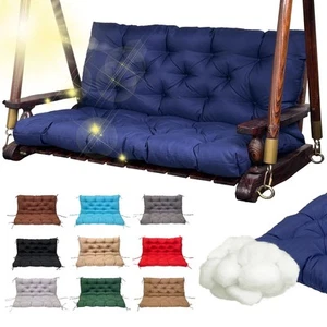 Replacement Swing Cushions for Outdoor Furniture: 2-3 Seater Waterproof Porch... - Picture 1 of 6