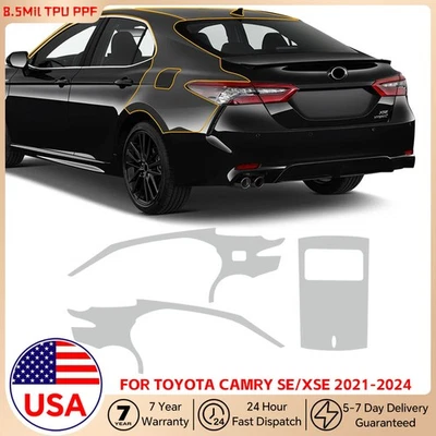 For Toyota Camry SE XSE 2021-2024 Sunroof Precut Paint Protection Film Clear PPF - Image 1 of 4