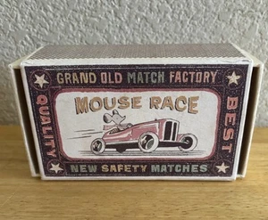 Little Sister Mouse in Box (no Mouse) Grand Ole Match Factory Mouse Race Mailed - Picture 1 of 4