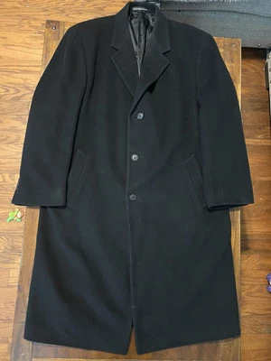 Gabardina de lana de un solo pecho London Fog 42R para hombre Foto 1 de 4