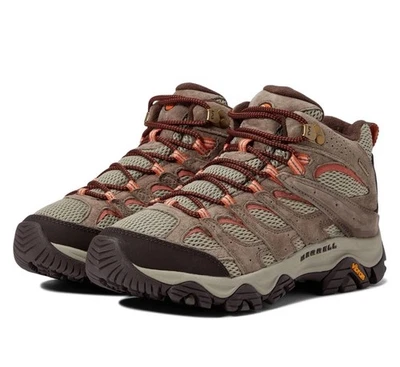 Merrell Mujer Moab 3 Mid Impermeable Botas de Senderismo, Cordón elástico Talla 11 Foto 1 de 4