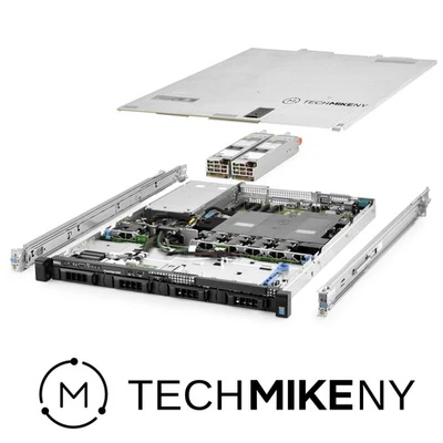 Dell PowerEdge R430 Server E5-2620v3 2.40Ghz 6-Core 64GB RAM 4x 2TB SAS Rails - Image 1 of 4