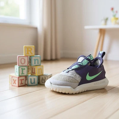 Nike Flex Runner Toddler Shoes Amethyst Purple 6C T4665-504 Slip-On Kids Sale - Image 1 of 4