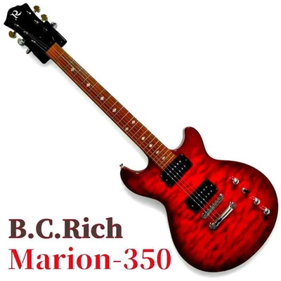 BC Rich Marion 350 electric guitar STRB quilted maple red Safe Packing! - Image 1 of 4