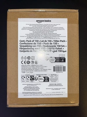 Amazon Basics AAA Alkaline Batteries - 150 Pack - Image 1 of 4