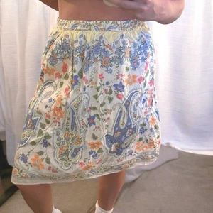 Talbots Vintage Cotton Floral Skirt Size 10 - Picture 1 of 5
