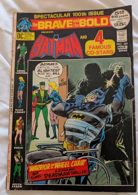 BRAVE AND THE BOLD #100 DC Comics March 1972 Good Condition - Image 1 of 4