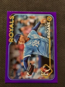 2024 Topps Serie 1 Meijer Purple #95 Cole Ragans Kansas City Royals - Bild 1 von 4