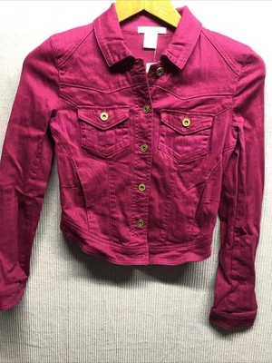Chaqueta Arden B Talla XS Rosa Abotonada Ajustada Motocicleta Nueva con Etiquetas Foto 1 de 4