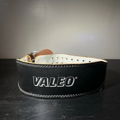 Cinturón de levantamiento de pesas Valeo pequeño de cuero Foto 1 de 4