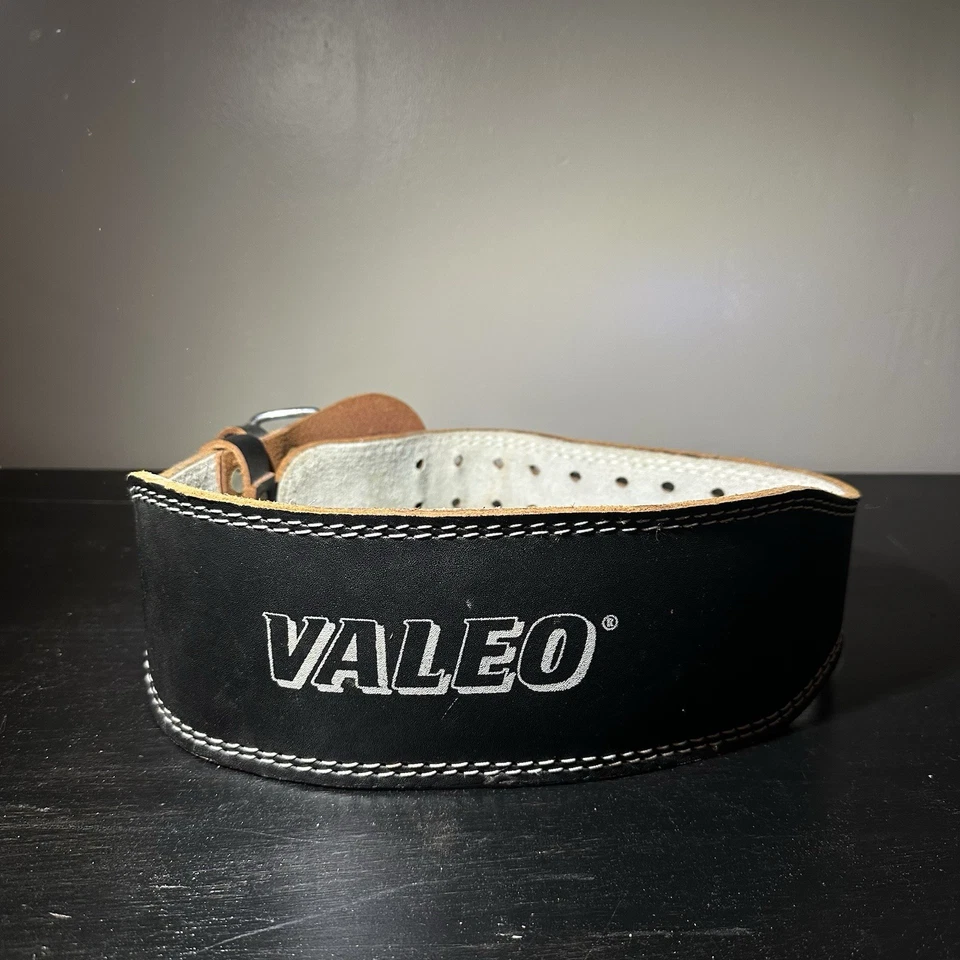 Cinturón de levantamiento de pesas Valeo pequeño de cuero Foto 1 de 4