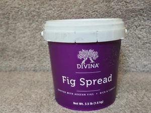 Divina Fig Spread Bulk 3.5 lbs Tub * SEALED Exp 2/2026 - Picture 1 of 4