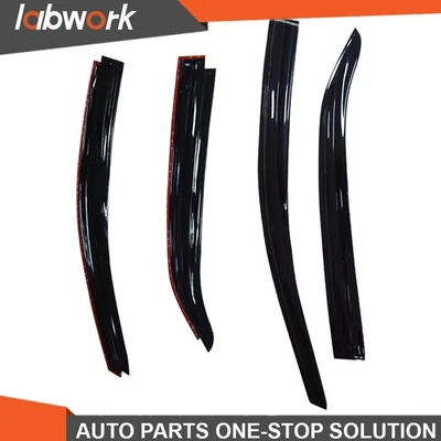 Viseras de ventana de laboratorio para Toyota Corolla 2014-2018 protectores de lluvia parasol pantalla de ventilación Foto 1 de 4