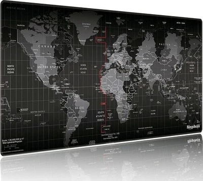 Large Gaming Mouse Pad Stitched Edges Non-Slip Durable Spacious Design 700x300mm - Image 1 of 4