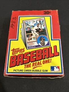 1983 Topps Baseball Wax Box 36 Packs Tony Gwynn, Boggs, Ryne Sandberg Rookie RC - Picture 1 of 9