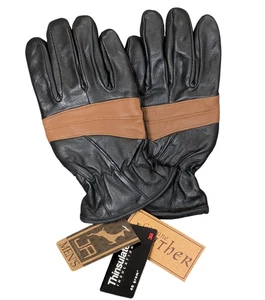 Jacob Ash Echtleder Handschuhe Herren Medium hellbraun Winter 3M Thinsulate 30-714 - Bild 1 von 7