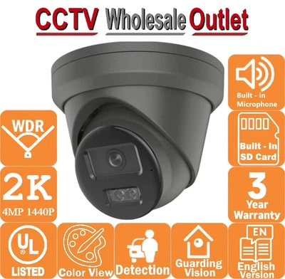 CCTV WHOLESALE OUTLET NC344G2E-XD/LU-2.8-G Full Time Color Smart Detection Built-in MIC & Junction Box