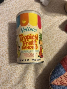 hellers tropical fruit candies tin can - Picture 1 of 4