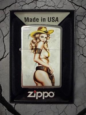JENNIFER JANESKO PINUP СУПЕР РЕДКАЯ «ДЫМЯЩИЙСЯ ПИСТОЛЕТ» ZIPPO ЗАЖИГАЛКА 67/100 СОВЕРШЕННО НОВЫЙ - Изображение 1 из 4