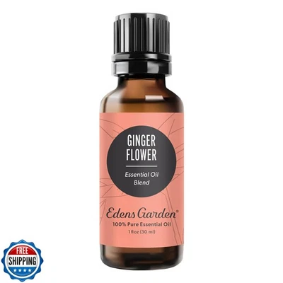 Mezcla de aceites esenciales de flor de jengibre de jardín Edens - 100 % puro grado premium, sin usar Foto 1 de 4