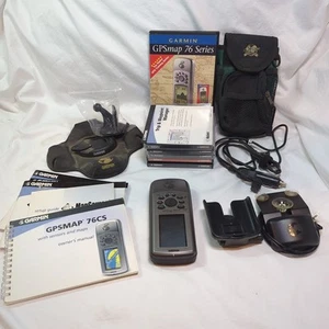 Handheld Garmin GPSmap 76CS Manual DVD CD Software Bundle Hiking Boating GPS - Picture 1 of 14