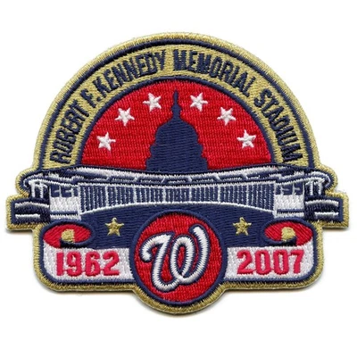 1962 2007 Washington Nationals RFK Memorial Stadium Closing Jersey Sleeve Patch - Image 1 of 2