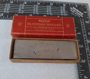 L.S. Herramienta Paralelos Ajustables STARRETT Nº Maquinista 154D, Hecho en EE. UU. con Caja - Imagen 1 de 8