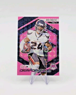 2025 Panini Mosaic — Дерек Стингли младший, розовые флуоресцентные эпические исполнители No6, техасцы - Изображение 1 из 2