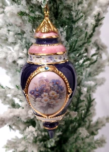 Bradford Editions Porzellan Lena Liu's Forever Blumen Ornament Astern Vintage - Bild 1 von 5