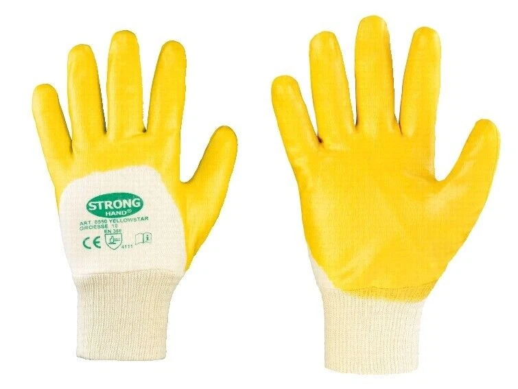 144 Paar Handschuhe Yellowstar Arbeitshandschuh Nitril Gartenhandschuh - Bild 1 von 1