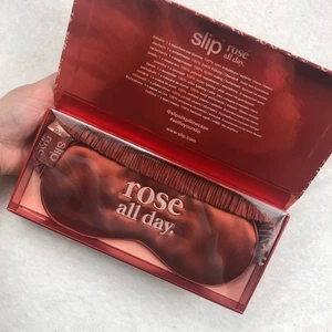 Slip Silk Rose All Day Rosegold 22 Momme Mulburry 100% Seide Schlafmaske NEU - Bild 1 von 5