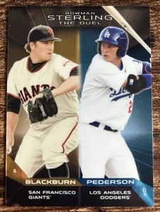 Clayton Blackburn/Joc Pederson 2013 Bowman Sterling #TD-BP RC - Picture 1 of 2