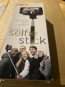 Bem Wireless Bluetooth Selfie Stick Pink - Zdjęcie 1 z 2
