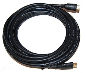 Cavo HDMI Tipo A 25 FT Maschio a Maschio Cavo Video USATO 25FT - Foto 1 di 1