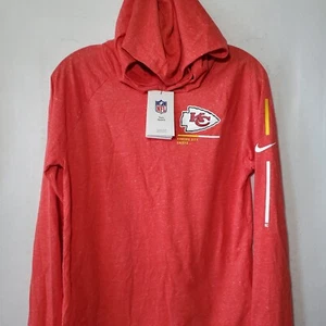 Camisa con Capucha Kansas City Chiefs Para Mujer Mediana Pullover NFL Ligera Roja Nueva con Etiquetas - Imagen 1 de 11