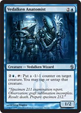 1x Vedalken Anatomist - Foil LP, English MTG Mirrodin Besieged