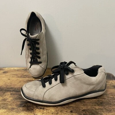 Туфли для гольфа женские FootJoy LoPro без шипов размер 8 серо-коричневые замшевые кроссовки 97276 - Изображение 1 из 4