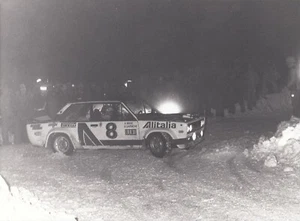 FOTO DE PRENSA FIAT ABARTH 131 ALITALIA MONTE CARLO RALLY 1978 PERÍODO ORIGINAL DPPI - Imagen 1 de 2