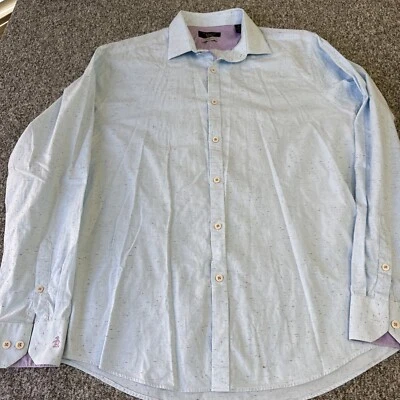 Рубашка мужская Penguin Munsingwear размер 16 34/35 Heritage узкий крой на пуговицах LS - Изображение 1 из 4