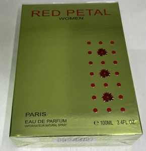 Red Petal Women Paris Eau De Parfum EDP Spray 100ml / 3.4 Oz New SEALED - Picture 1 of 2