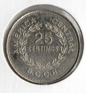 Münze Costa Rica 25 Centimos 1980 KM188.2a - Bild 1 von 2