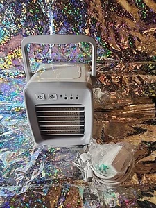 Portable Mini Air Conditioner Fan Space Cooler USB For Car Bedroom New. OO - Picture 1 of 4