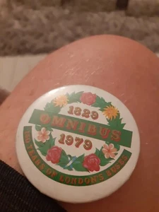 150th Anniversary Of The London Bus Vintage Badge 1979 - Bild 1 von 2